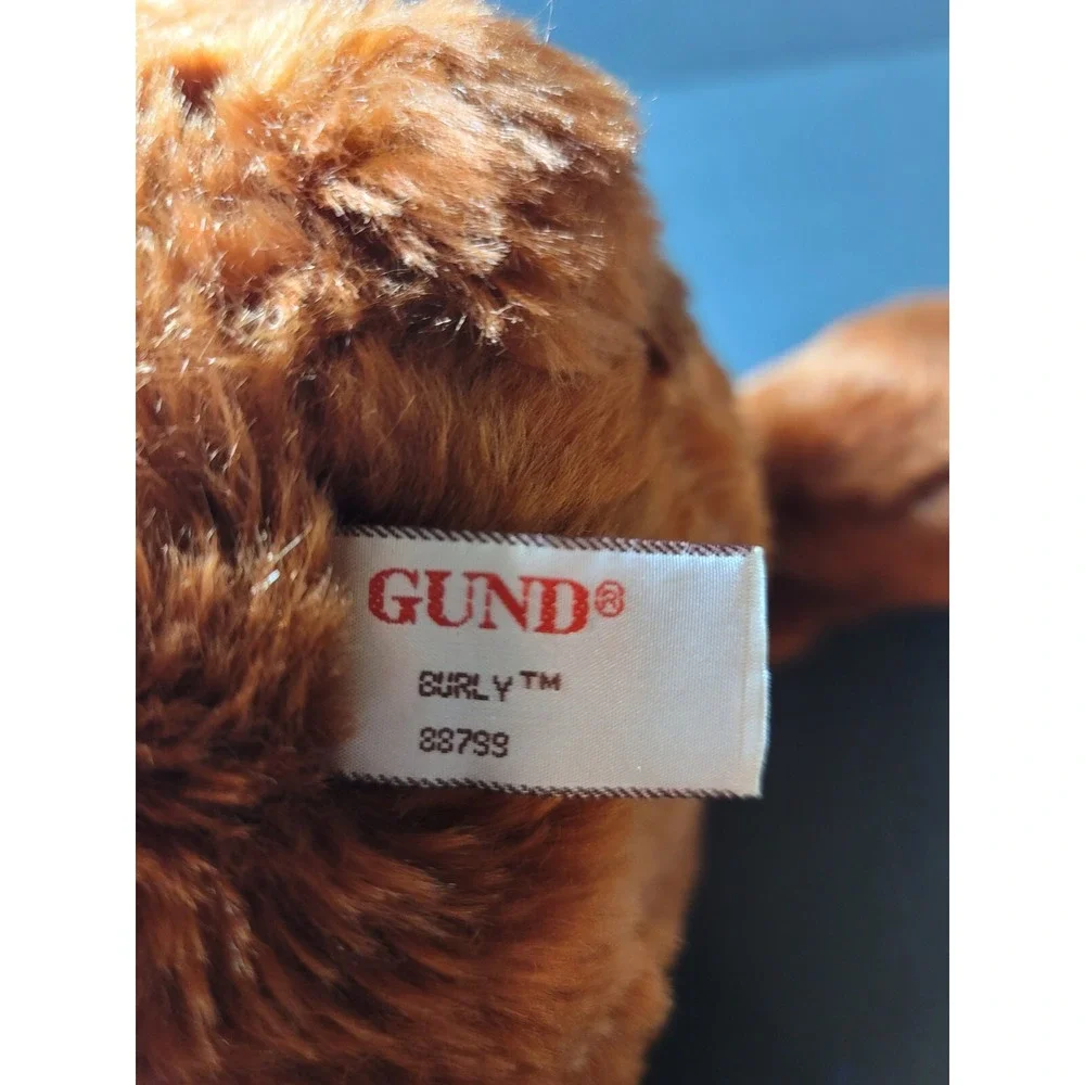Vintage Gund Plush Burly Bear 13